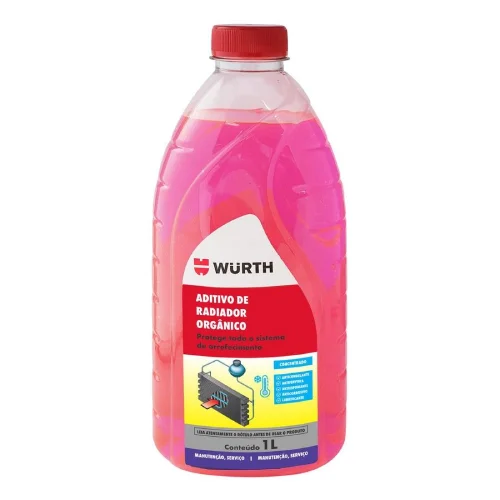 Fluido Para Radiador Rosa 1 L Wurth